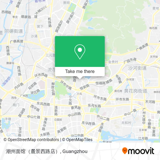 潮州面馆（麓景西路店） map