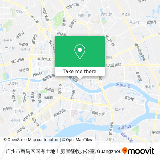 广州市番禺区国有土地上房屋征收办公室 map
