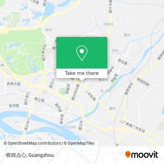 棋煌点心 map