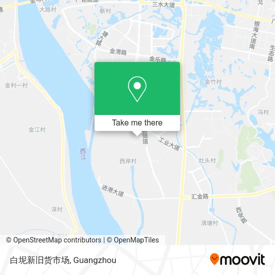 白坭新旧货市场 map