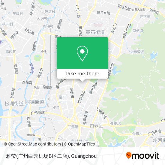 雅莹(广州白云机场B区二店) map