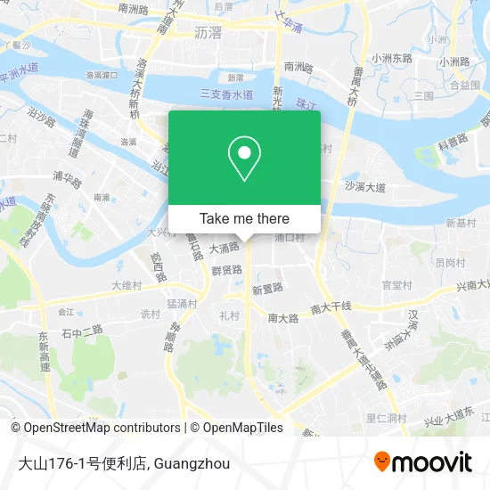 大山176-1号便利店 map