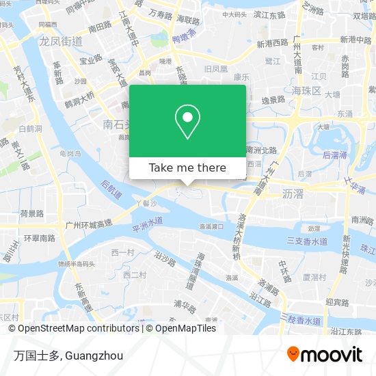 万国士多 map