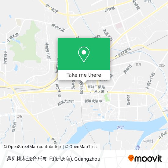 遇见桃花源音乐餐吧(新塘店) map