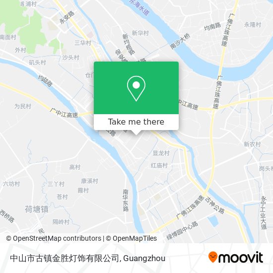 中山市古镇金胜灯饰有限公司 map