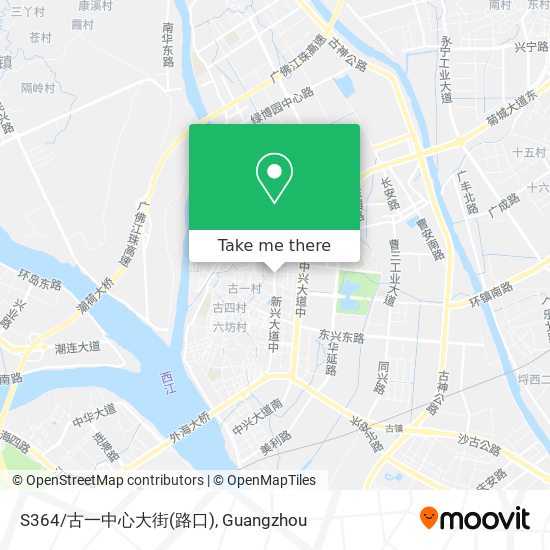 S364/古一中心大街(路口) map