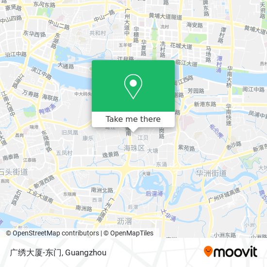广绣大厦-东门 map