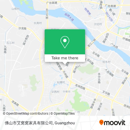 佛山市艾窝窝家具有限公司 map
