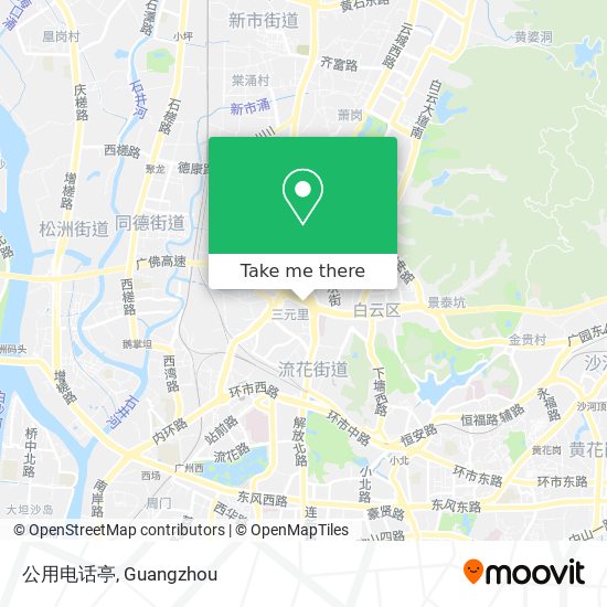 公用电话亭 map