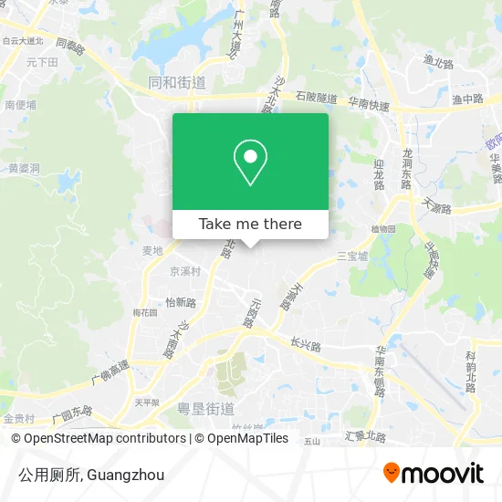 公用厕所 map