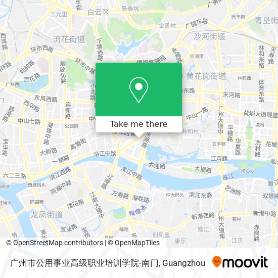 广州市公用事业高级职业培训学院-南门 map