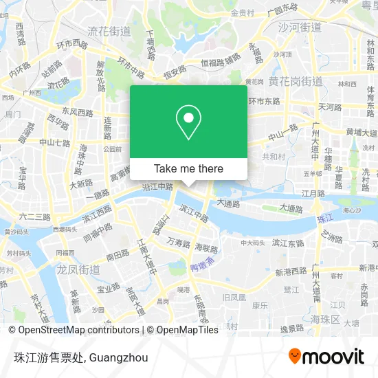 珠江游售票处 map