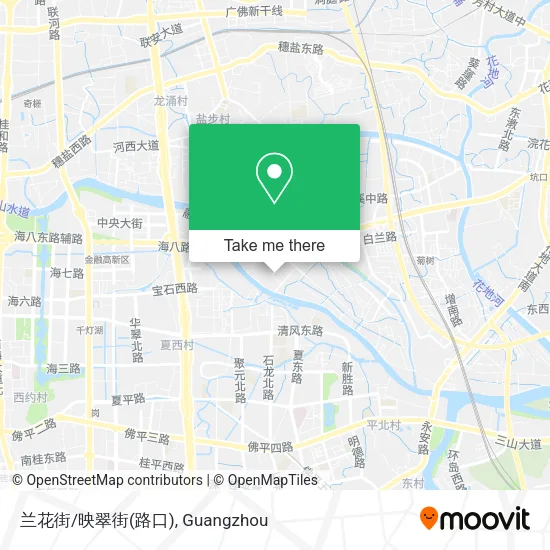 兰花街/映翠街(路口) map