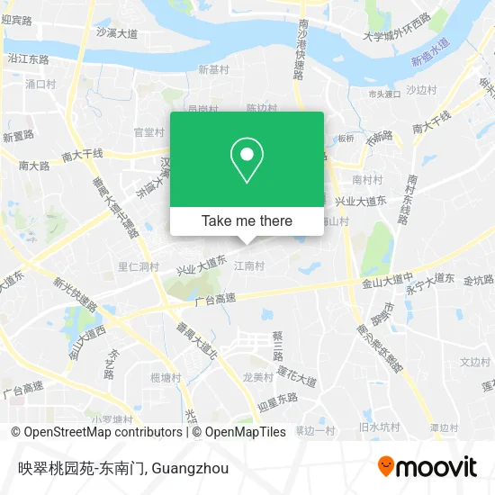 映翠桃园苑-东南门 map