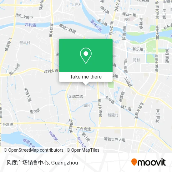 风度广场销售中心 map