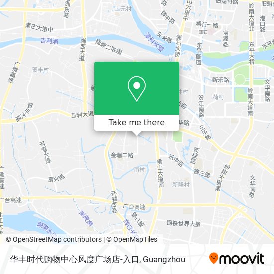 华丰时代购物中心风度广场店-入口 map