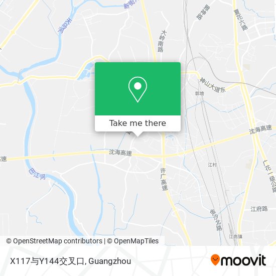 X117与Y144交叉口 map