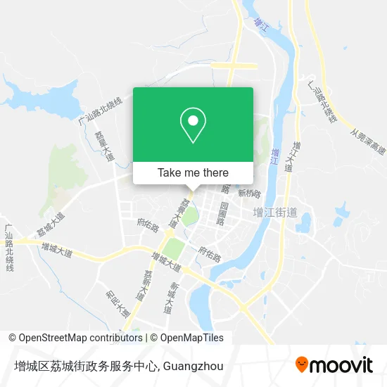 增城区荔城街政务服务中心 map