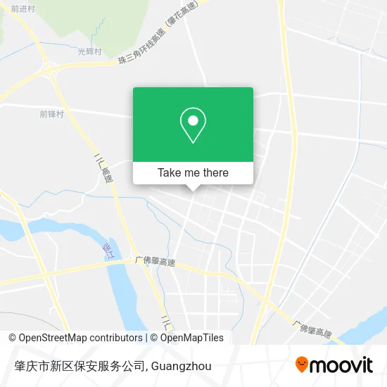 肇庆市新区保安服务公司 map