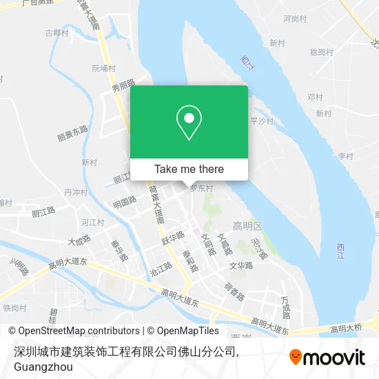 深圳城市建筑装饰工程有限公司佛山分公司 map