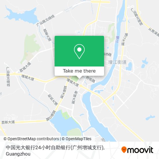 中国光大银行24小时自助银行(广州增城支行) map