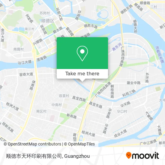 顺德市天环印刷有限公司 map