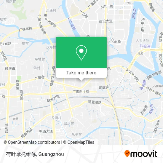 荷叶摩托维修 map