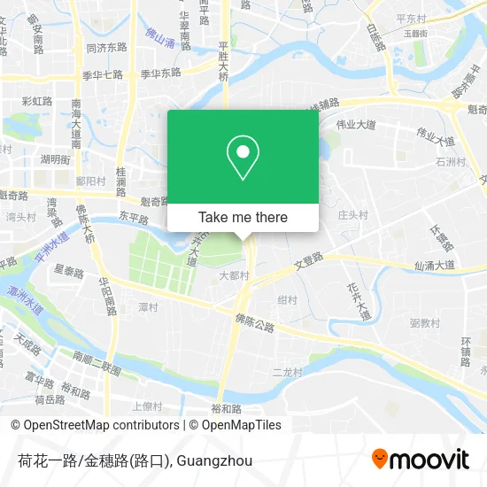 荷花一路/金穗路(路口) map