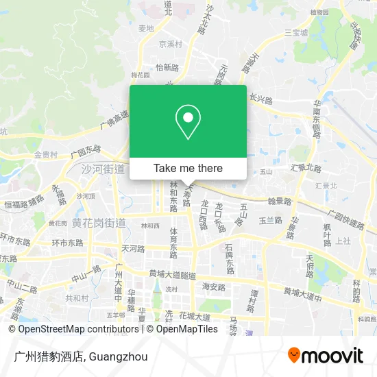 广州猎豹酒店 map