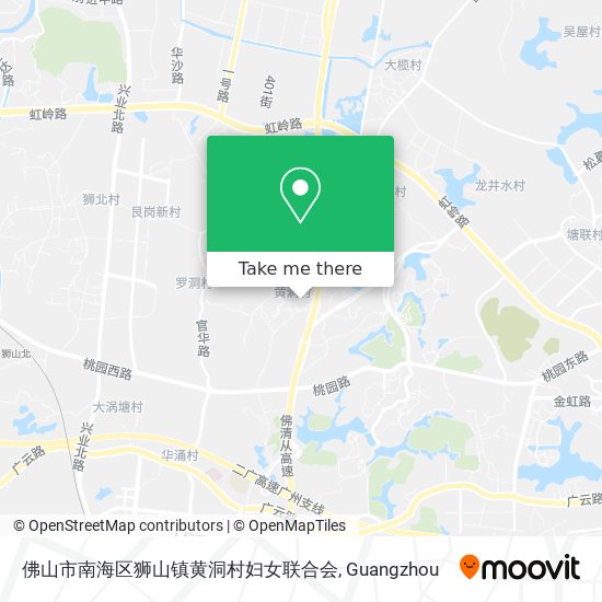 佛山市南海区狮山镇黄洞村妇女联合会 map