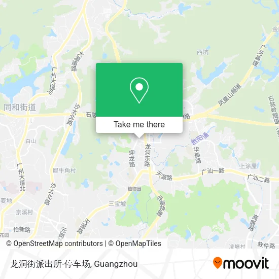 龙洞街派出所-停车场 map