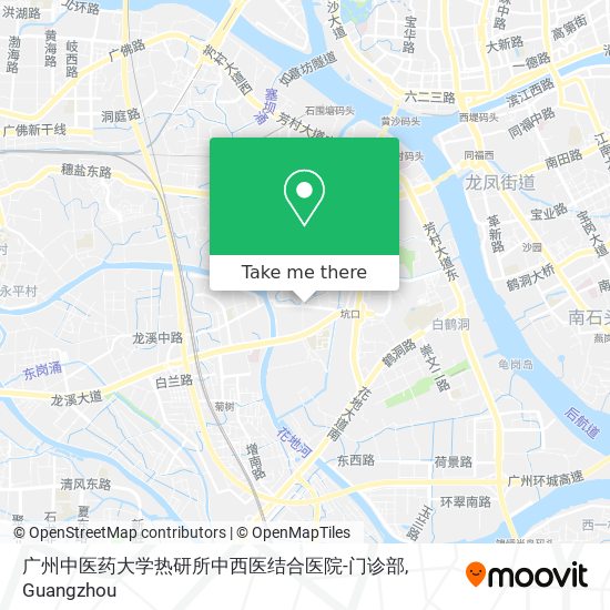 广州中医药大学热研所中西医结合医院-门诊部 map