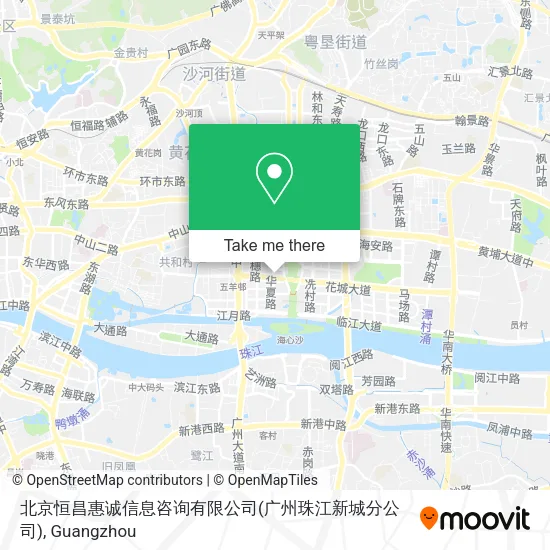 北京恒昌惠诚信息咨询有限公司(广州珠江新城分公司) map