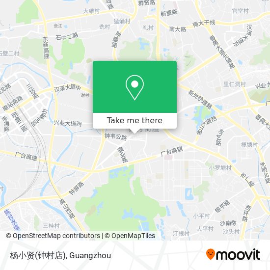 杨小贤(钟村店) map