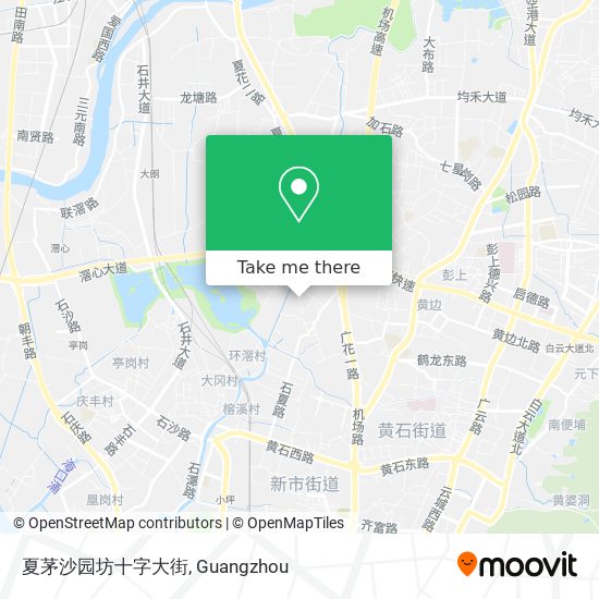 夏茅沙园坊十字大街 map