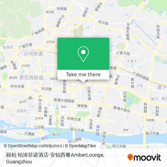 丽柏 铂涛菲诺酒店-安铂西餐AmberLounge map