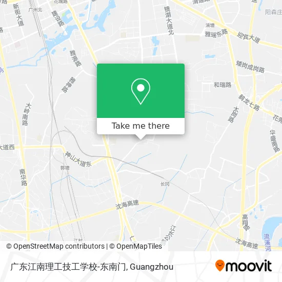 广东江南理工技工学校-东南门 map