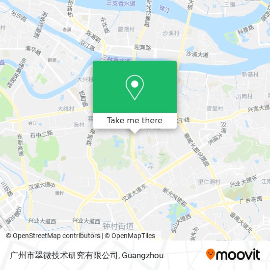 广州市翠微技术研究有限公司 map