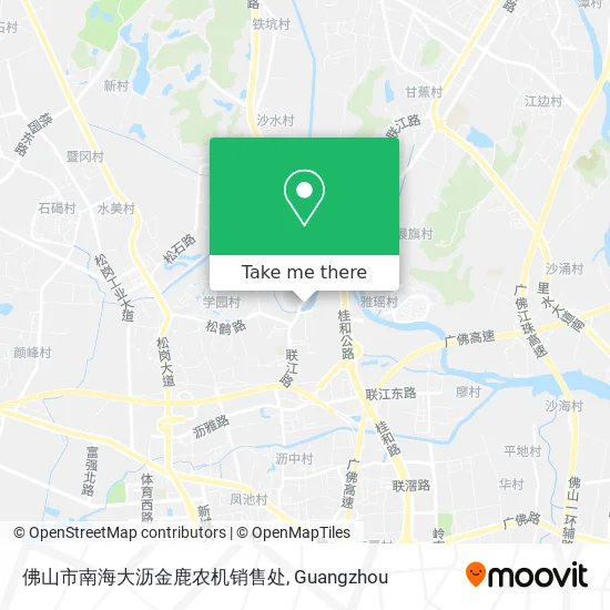 佛山市南海大沥金鹿农机销售处 map