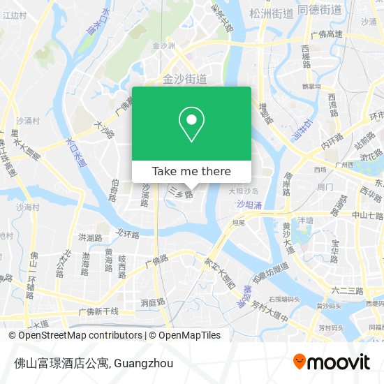 佛山富璟酒店公寓 map