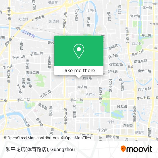 和平花店(体育路店) map