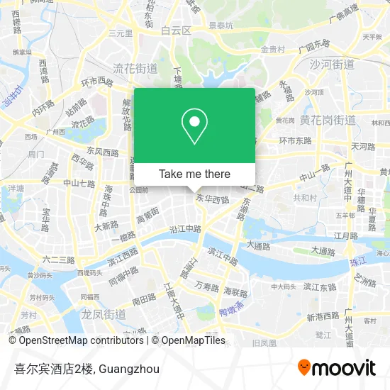 喜尔宾酒店2楼 map