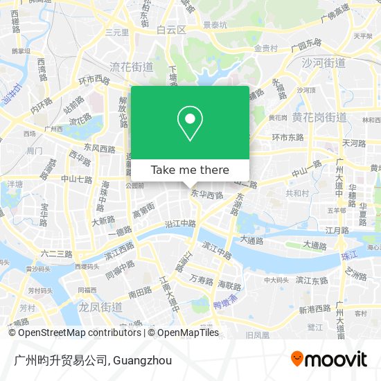 广州昀升贸易公司 map