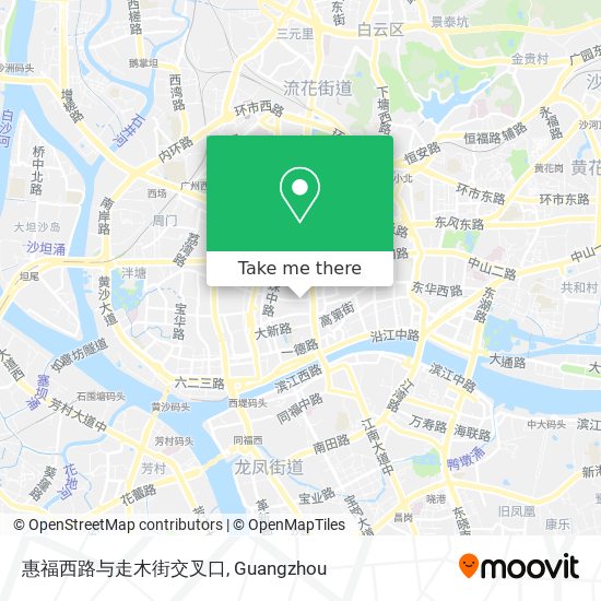 惠福西路与走木街交叉口 map