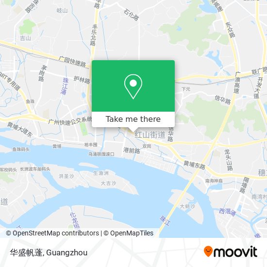 华盛帆蓬 map