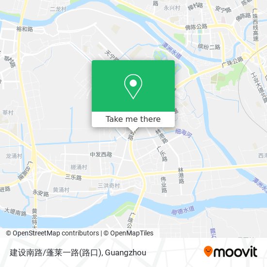 建设南路/蓬莱一路(路口) map