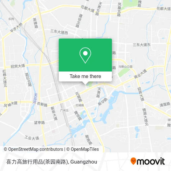 喜力高旅行用品(茶园南路) map