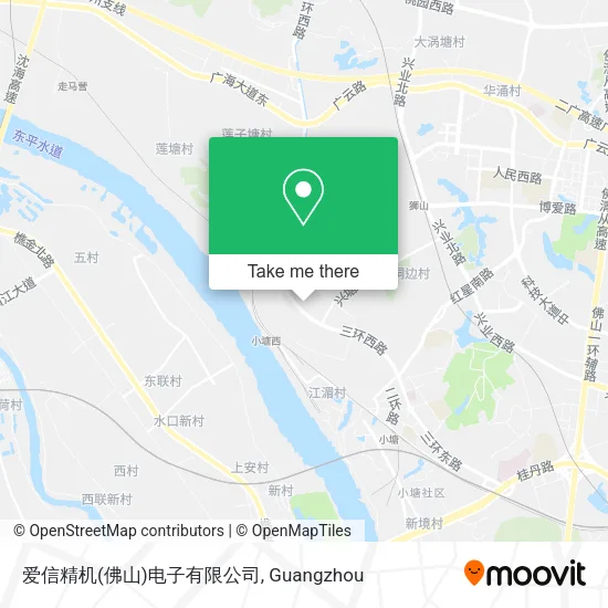 爱信精机(佛山)电子有限公司 map