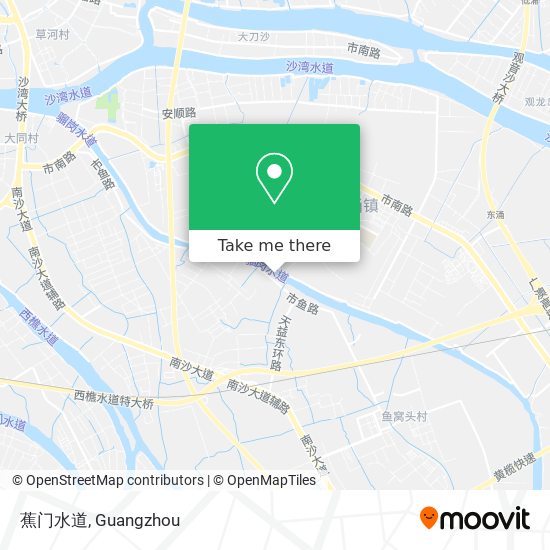 蕉门水道 map