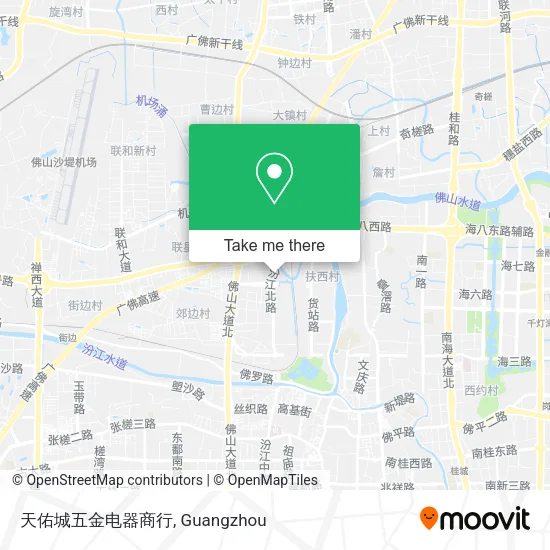 天佑城五金电器商行 map